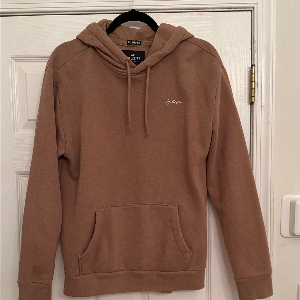 Hollister Men's Brown ( deep tan) Hoodie